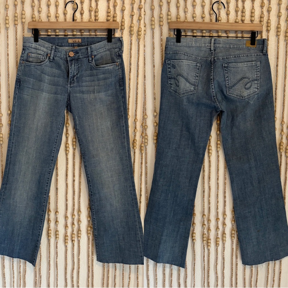 Vintage See Thru Soul Frankie Bootcut 90s Y2K 2000S Medium Wash Low Rise Jeans